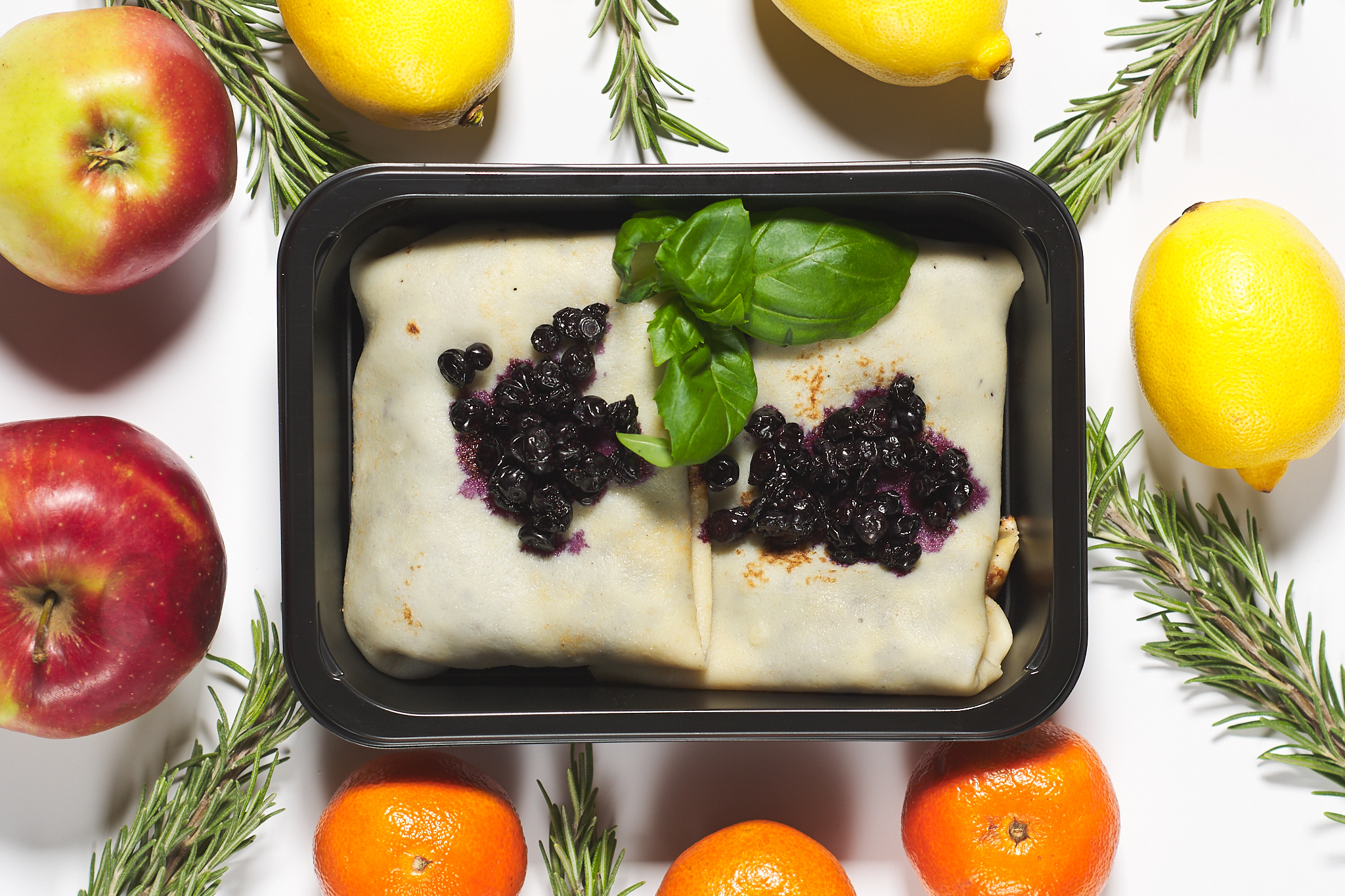 Naleśniki z jagodami